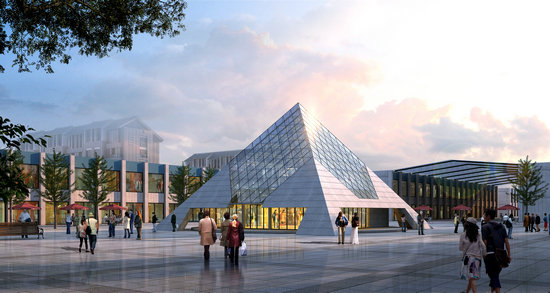 莱芜金字塔网架